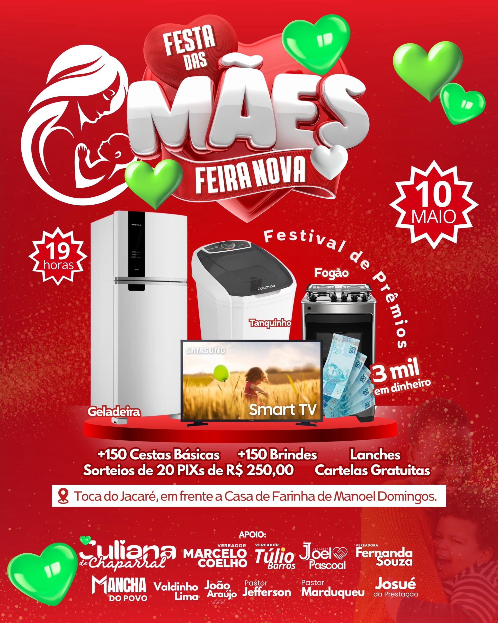 Leia mais sobre o artigo Feira Nova promove Festa das Mães com grande festival de prêmios neste dia 10 de maio