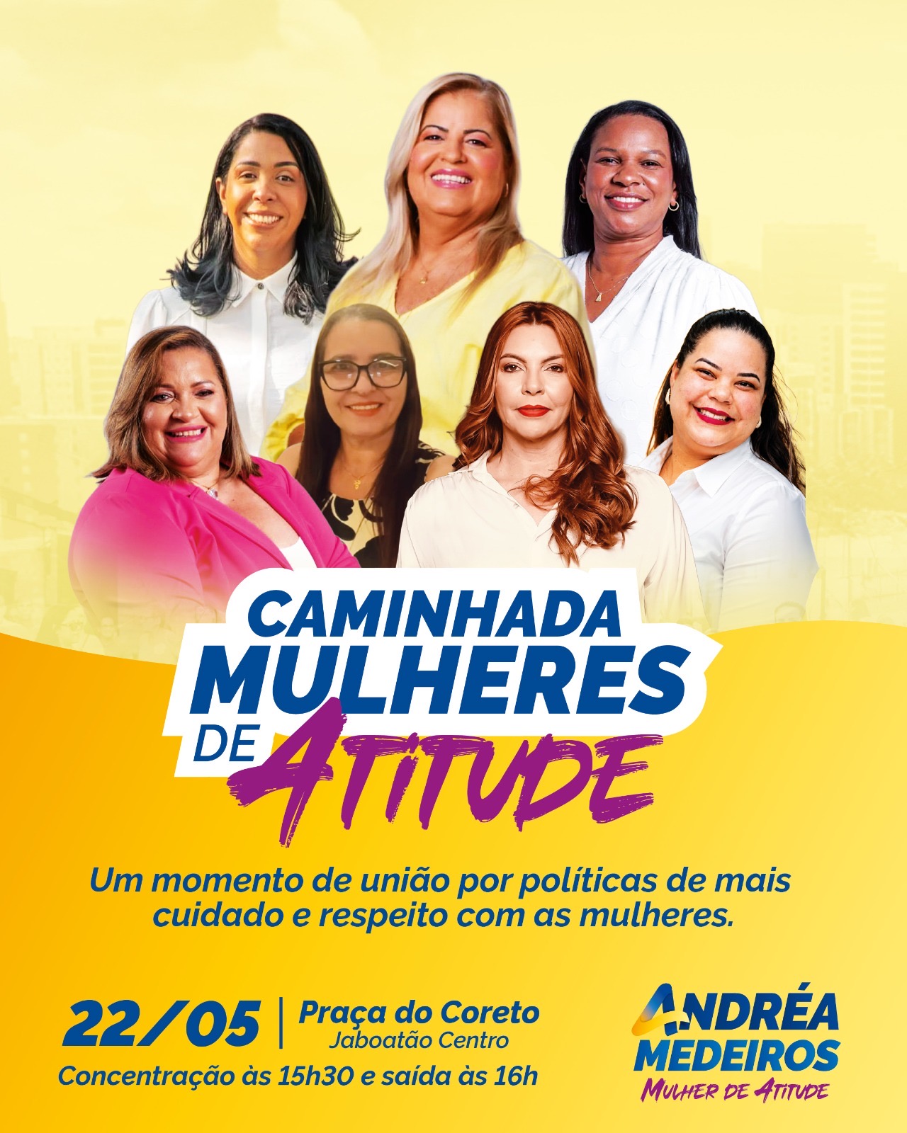 No momento, você está visualizando Jaboatão recebe Caminhada Mulheres de Atitude nesta sexta-feira (22)