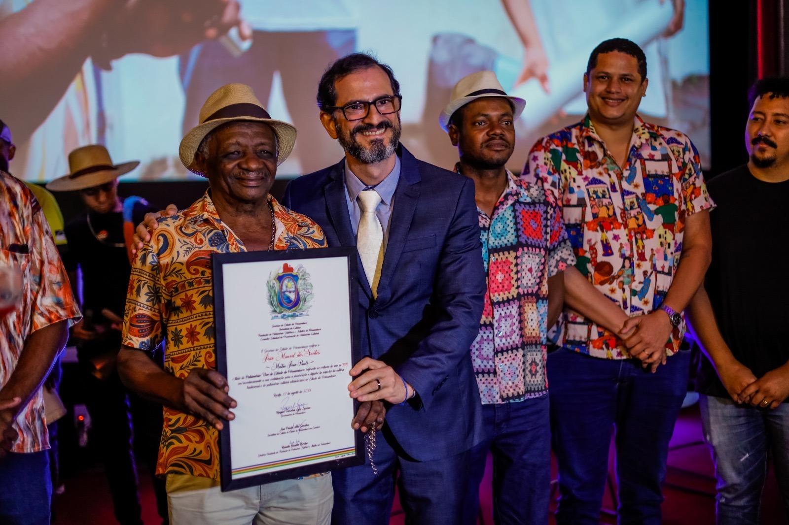 Leia mais sobre o artigo Governo de Pernambuco diploma dez novos Patrimônios Vivos do Estado e celebra a cultura popular
