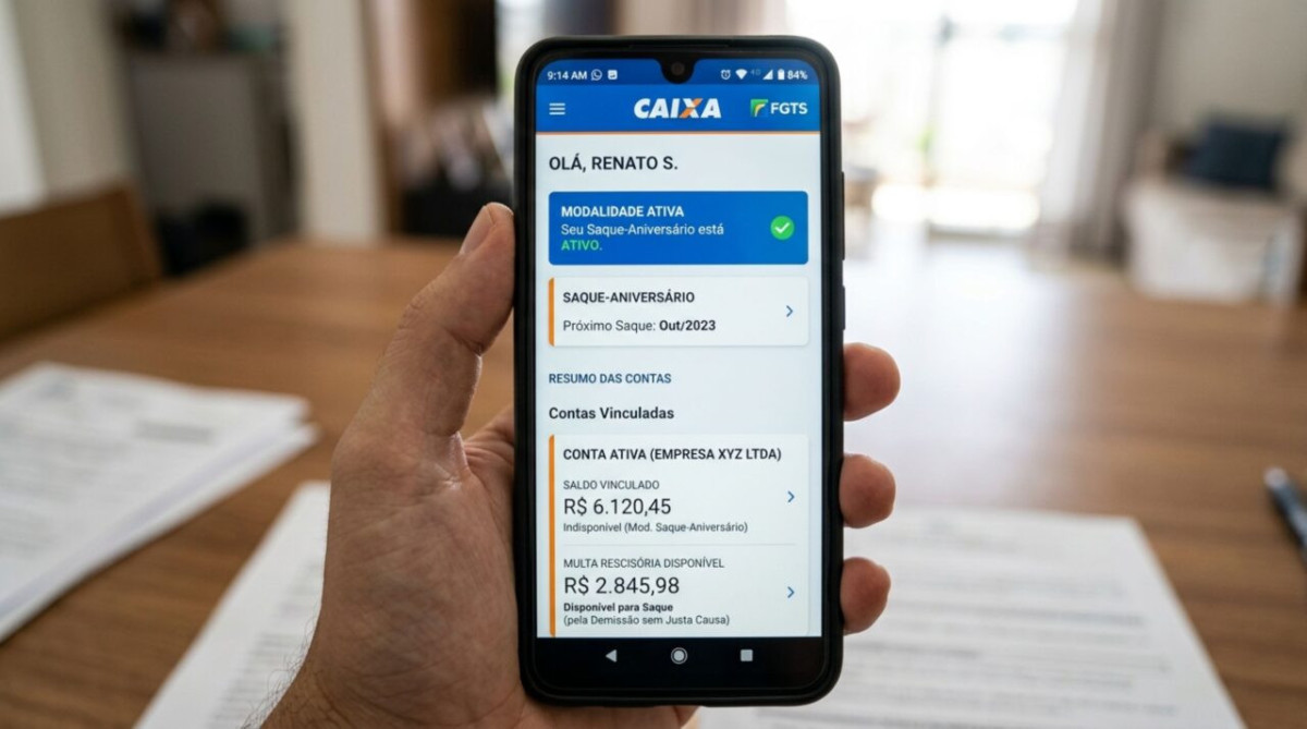 Leia mais sobre o artigo Trabalhador adere ao saque-aniversário achando que poderá retirar todo o FGTS se for demitido, mas saldo continua na conta