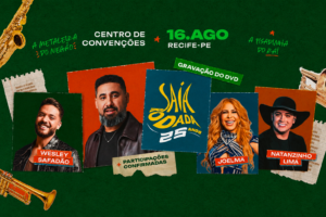 Leia mais sobre o artigo Raí Saia Rodada celebra 25 anos de carreira com gravação de DVD gratuita este domingo no Recife