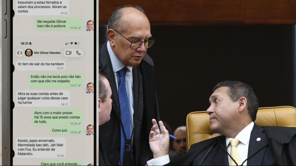 Leia mais sobre o artigo Nunes Marques bloqueia Gilmar Mendes no Zap, após ser atacado