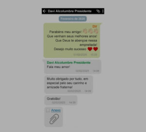 Leia mais sobre o artigo ‘Fala, meu amor’: mensagens revelam intimidade entre ex-banqueiro Vorcaro e Alcolumbre. Veja prints.