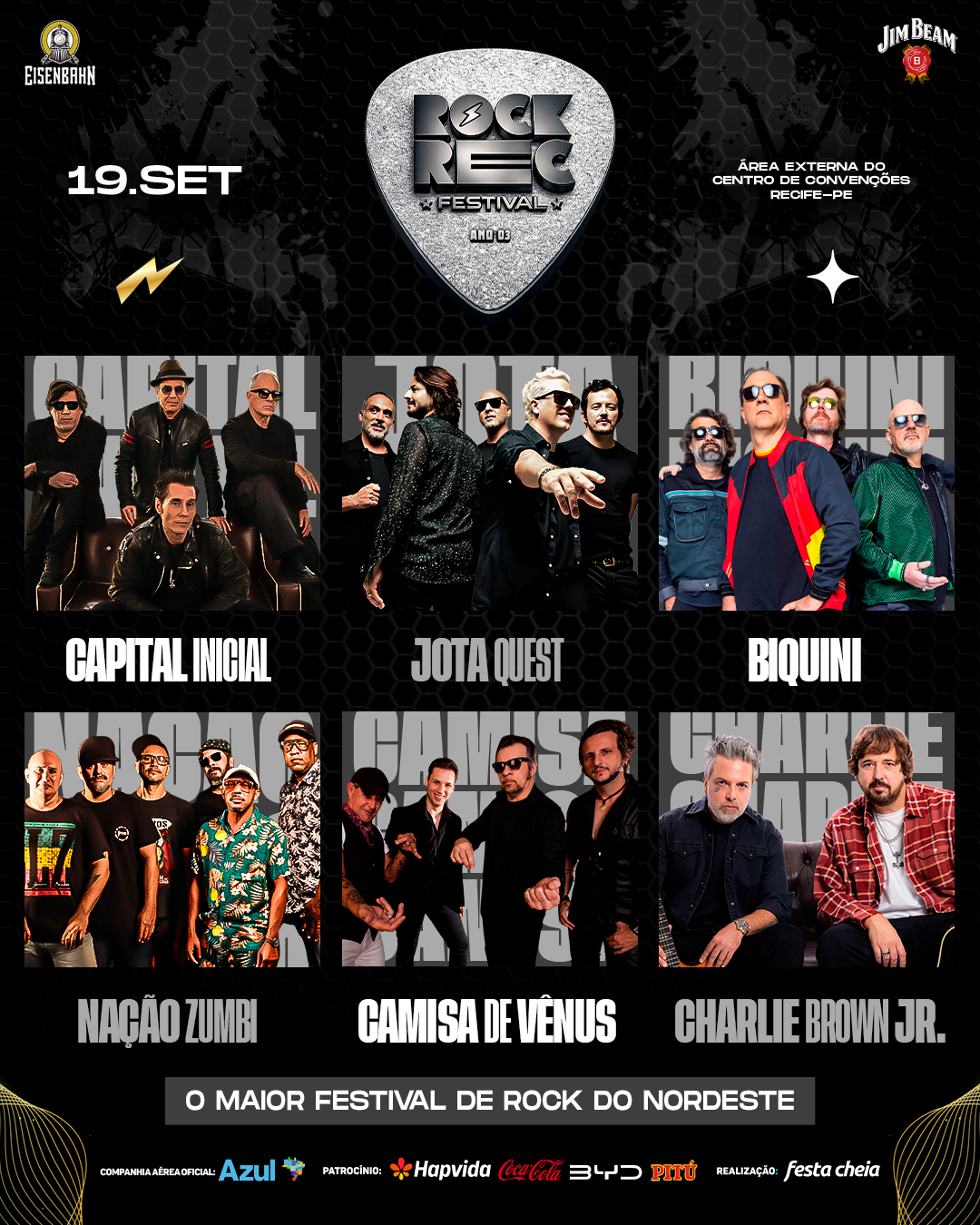 No momento, você está visualizando Rock REC reúne grandes nomes do rock nacional em Recife no dia 19 de setembro