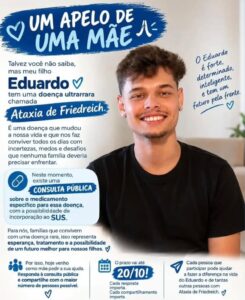 Leia mais sobre o artigo Mãe pede apoio à consulta pública para ampliar acesso a medicamento contra doença ultrarrara