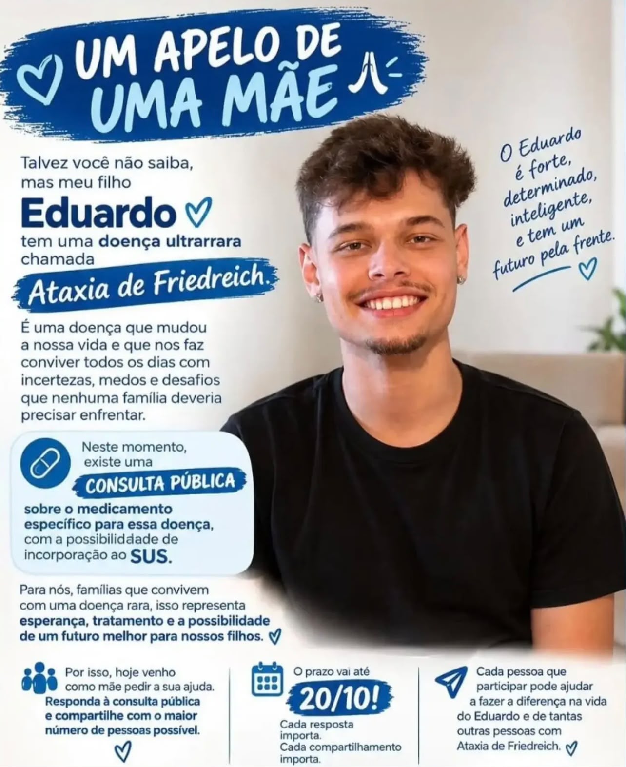 Leia mais sobre o artigo Mãe pede apoio à consulta pública para ampliar acesso a medicamento contra doença ultrarrara