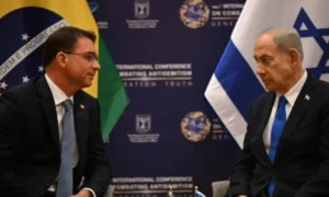 Leia mais sobre o artigo Netanyahu parabeniza Flávio pelo 1º turno e fala em restaurar amizade com Brasil