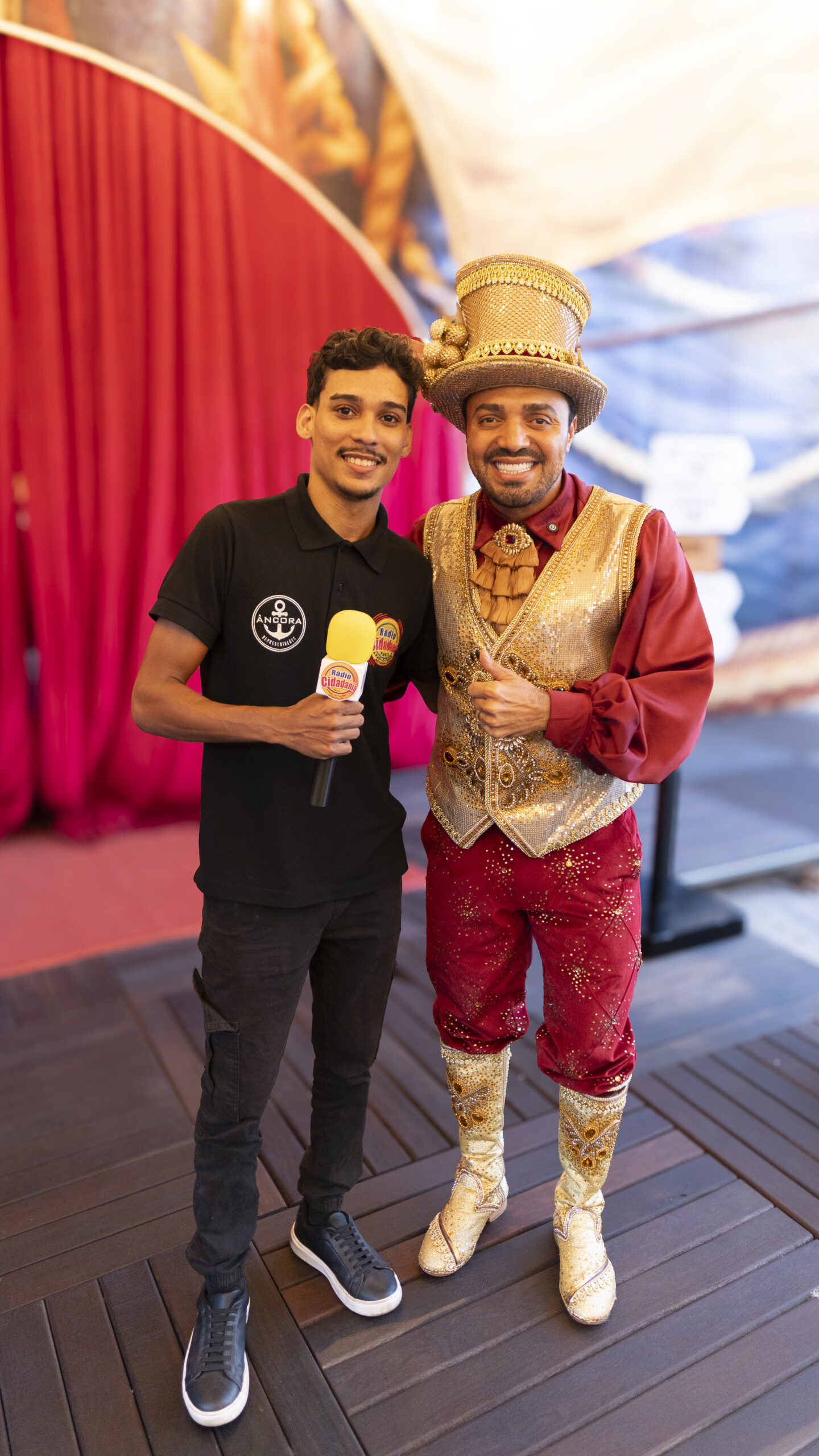 Leia mais sobre o artigo Cidadania FM entrevista Tirulipa no Circo do Tiru, em Jaboatão dos Guararapes